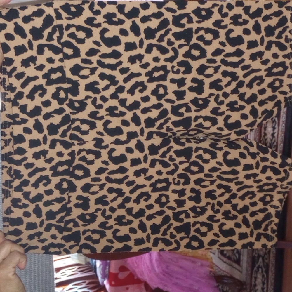 Women's Cheetah Biker Shorts brand new